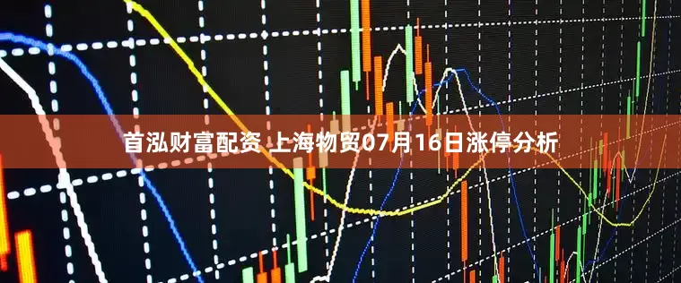 首泓财富配资 上海物贸07月16日涨停分析
